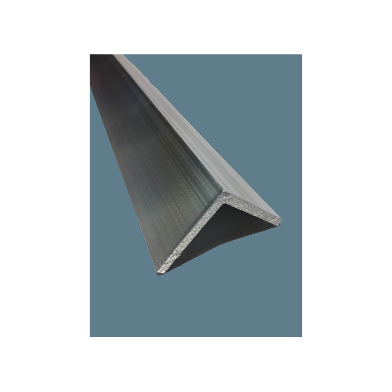 Plat aluminium brossé noir 30 x 2 mm, 2,5 m