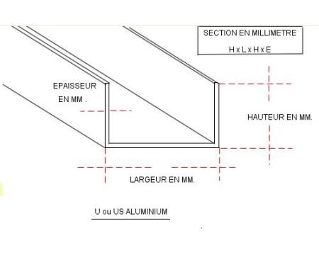 U P.A.F. 25 X 25 X 25 X 2 ACIER NOIR