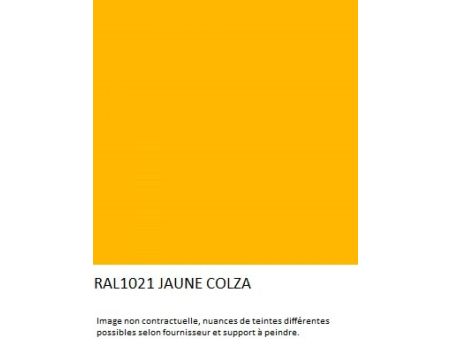PEINTURE ANTICORROSION JAUNE COLZA RAL 1021