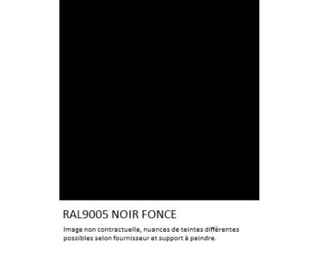 PEINTURE ANTICORROSION NOIR FONCE RAL 9005