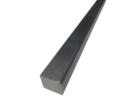 FER CARRE ACIER PLEIN 22 x 22 MM NOIR S235