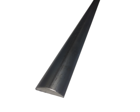 DEMI ROND 40 X 10 ACIER NOIR