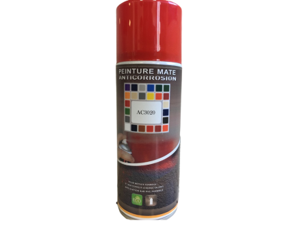 PEINTURE ANTICORROSION ROUGE SIGNALISATION RAL 3020