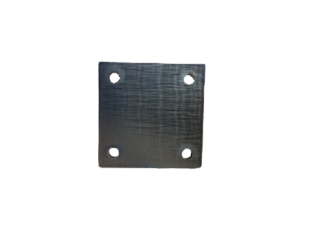 Platine carrée percée 150x150x10