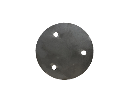 Platine ronde percée 100 x 5