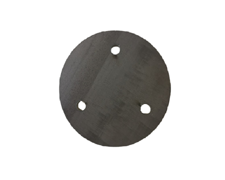 Platine ronde percée 120 x 8