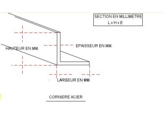 FER CORNIERE EGALE ACIER 25 X 25 X 3 MM NOIR S235
