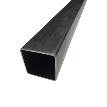 TUBE CARRE   50 X 50 X 2 CREUX ACIER NOIR